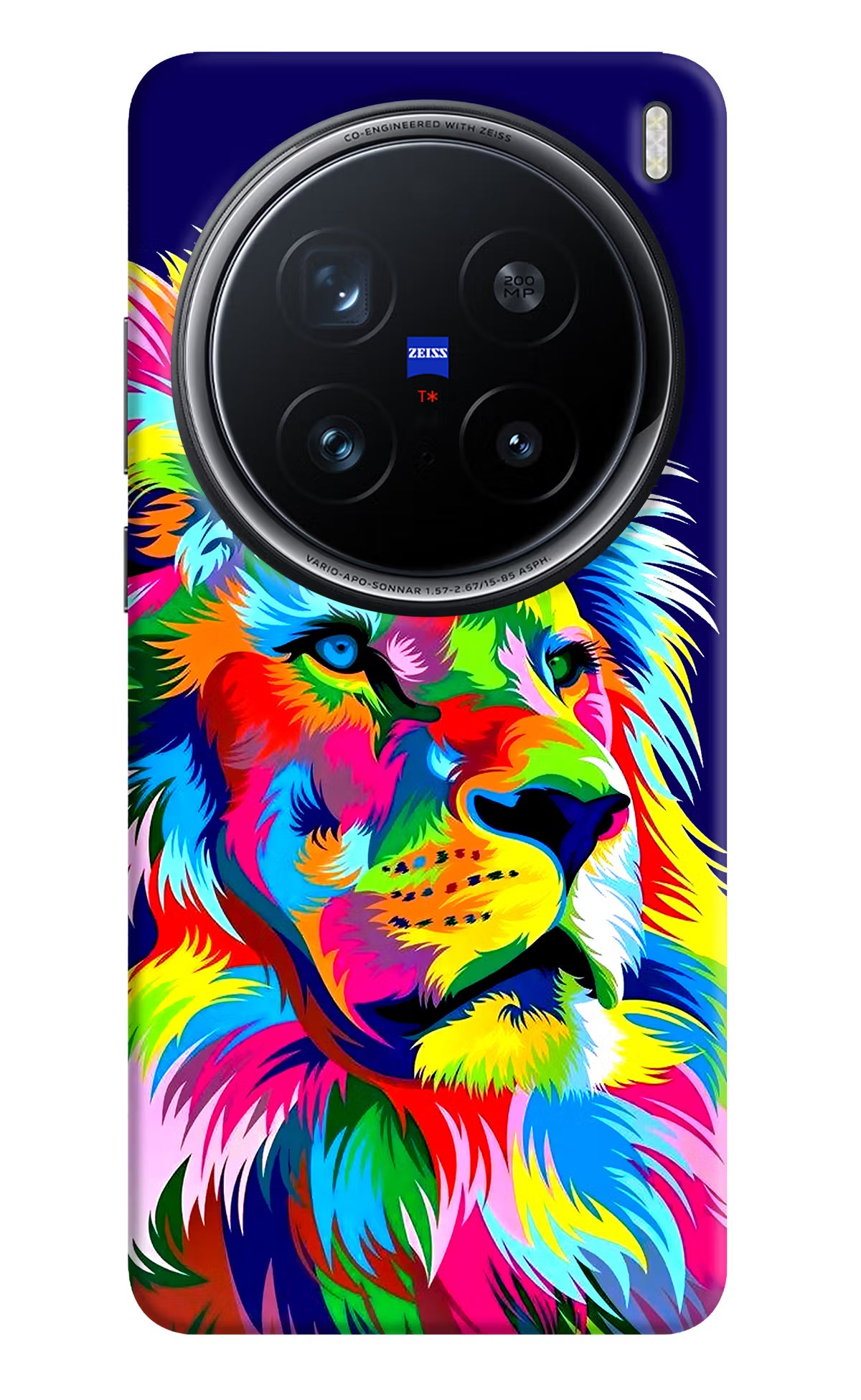 Vector Art Lion Vivo X200 Pro 5G Hard Case Back Cover by Casekaro