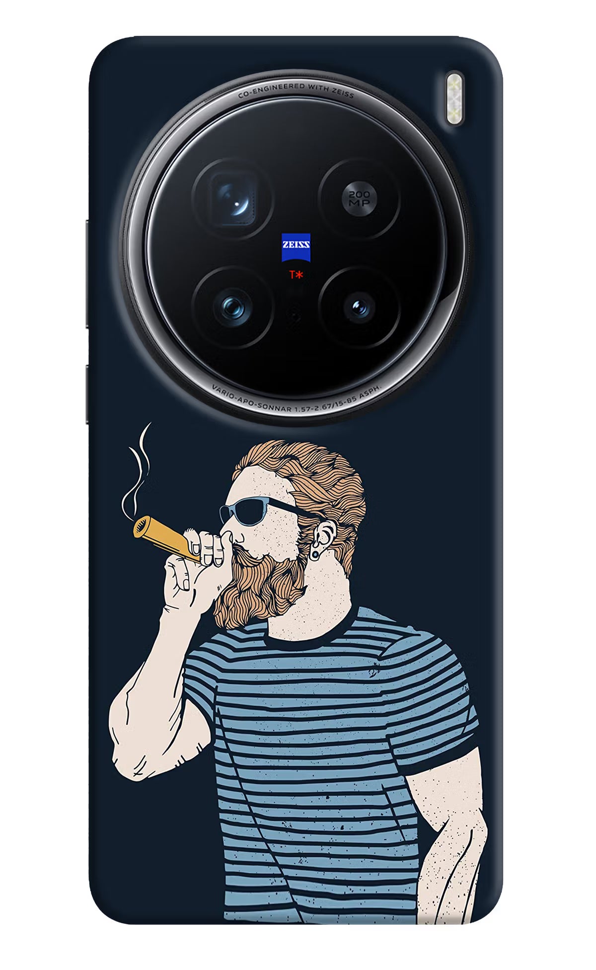 Smoking Vivo X200 Pro 5G Hard Case Back Cover by Casekaro