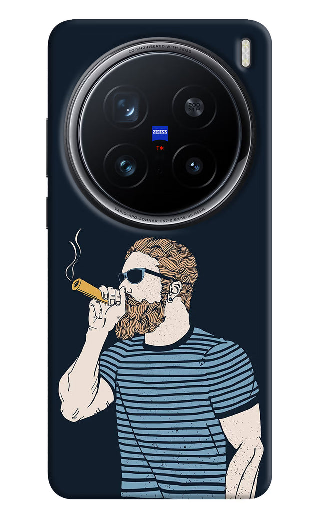Smoking Vivo X200 Pro 5G Hard Case Back Cover by Casekaro