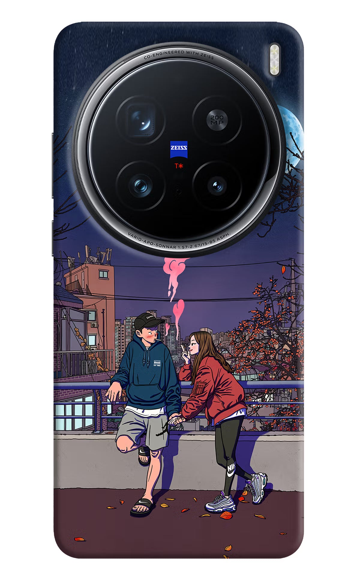 Chilling Couple Vivo X200 Pro 5G Hard Case Back Cover by Casekaro