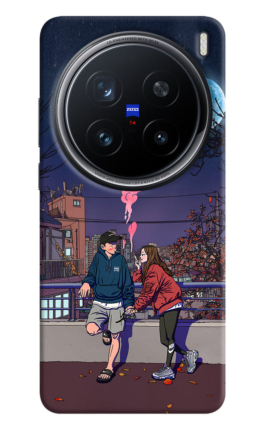 Chilling Couple Vivo X200 Pro 5G Hard Case Back Cover by Casekaro