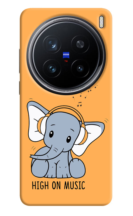 High On Music Vivo X200 Pro 5G Hard Case Back Cover by Casekaro