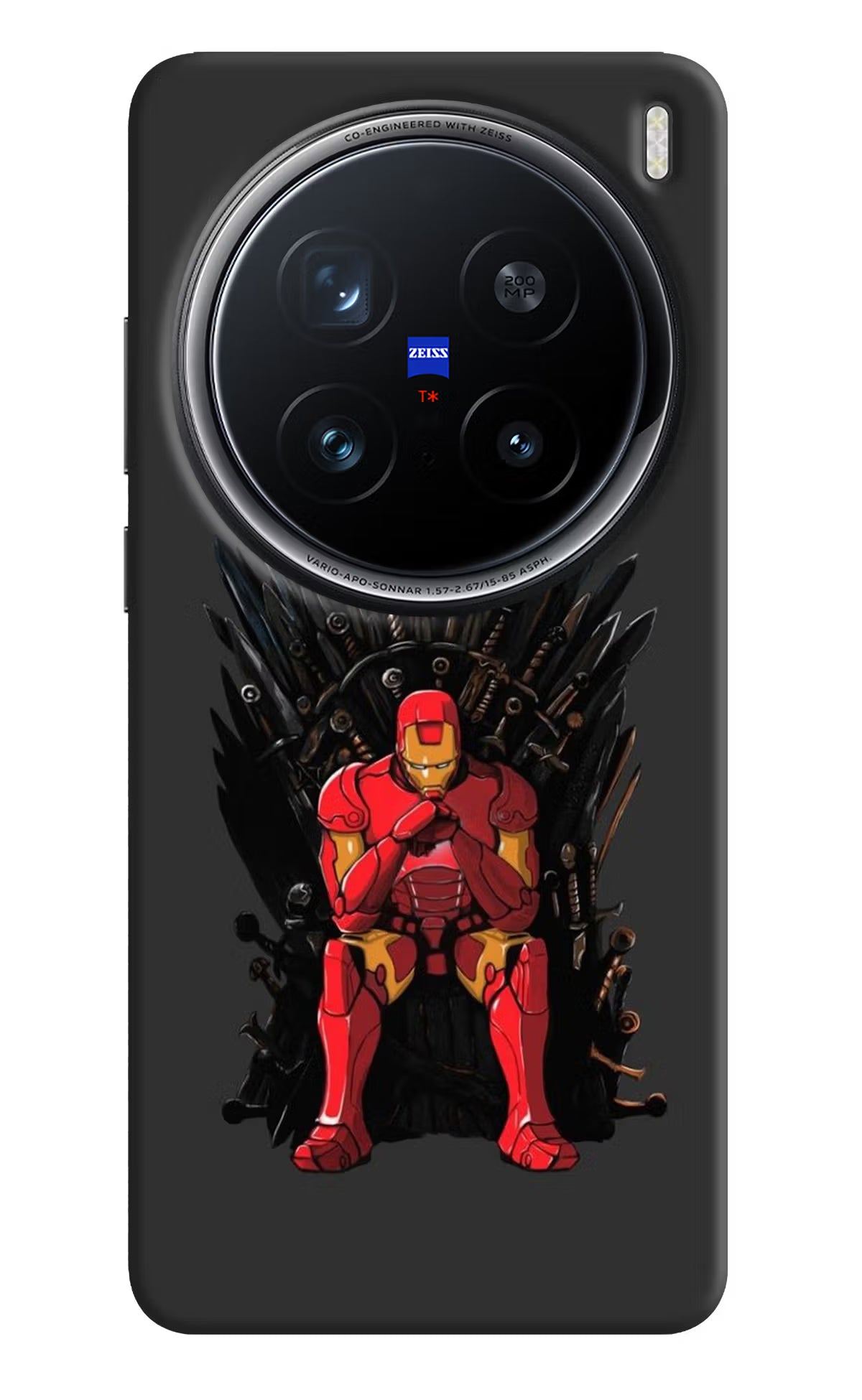 Ironman Throne Vivo X200 Pro 5G Hard Case Back Cover by Casekaro
