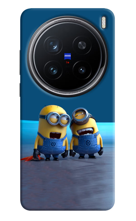 Minion Laughing Vivo X200 Pro 5G Hard Case Back Cover by Casekaro
