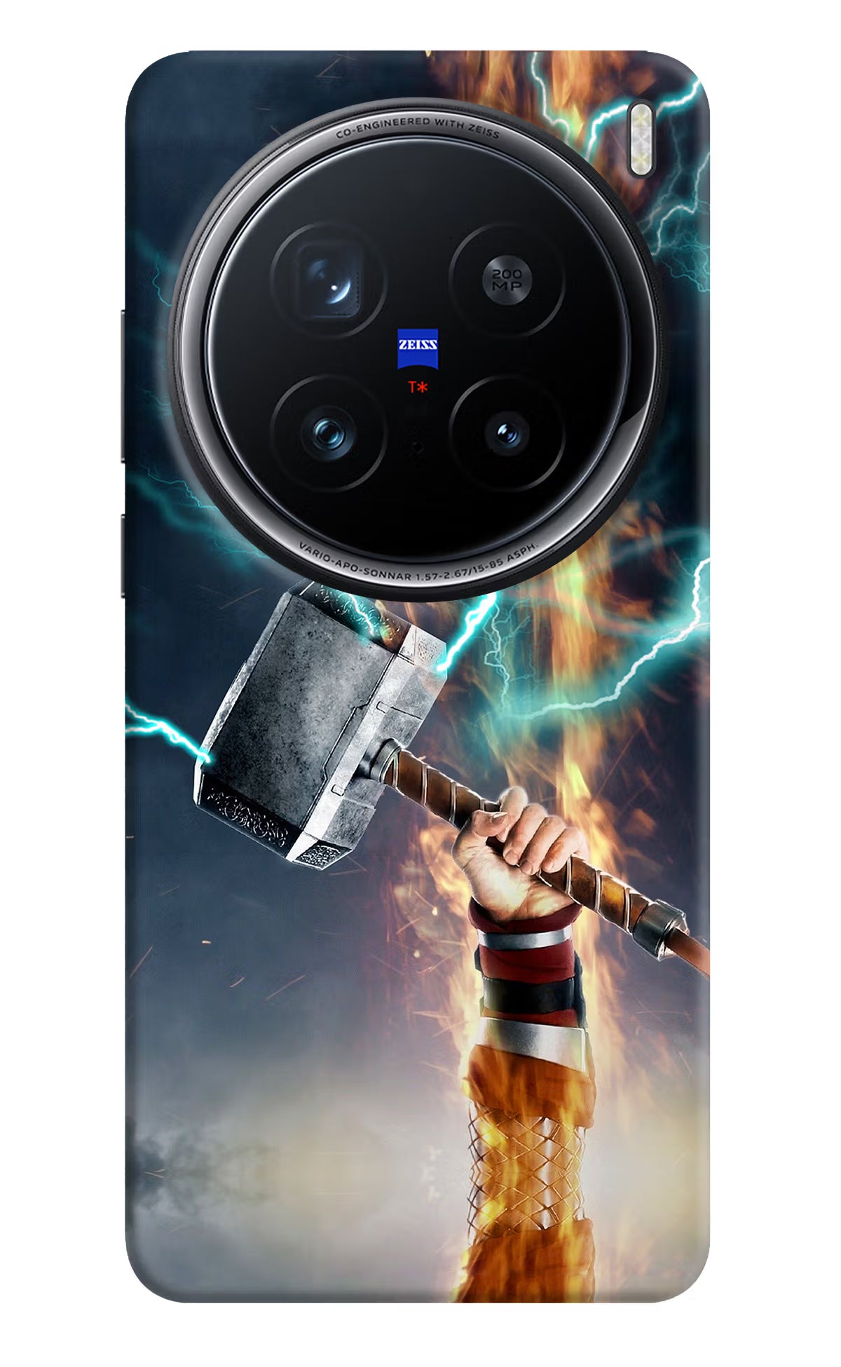 Thor Hammer Mjolnir Vivo X200 Pro 5G Hard Case Back Cover by Casekaro
