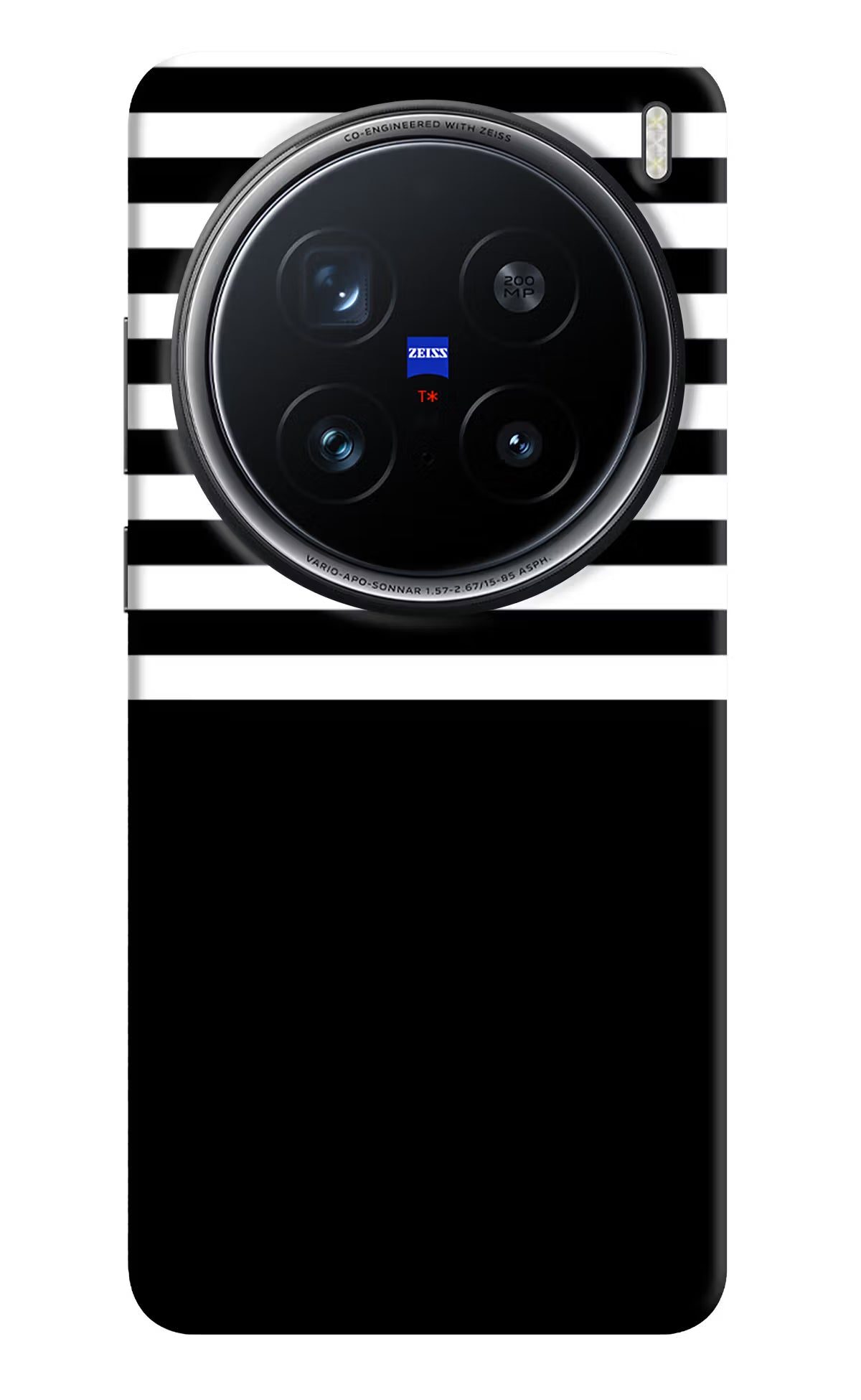 Black and White Print Vivo X200 Pro 5G Hard Case Back Cover by Casekaro