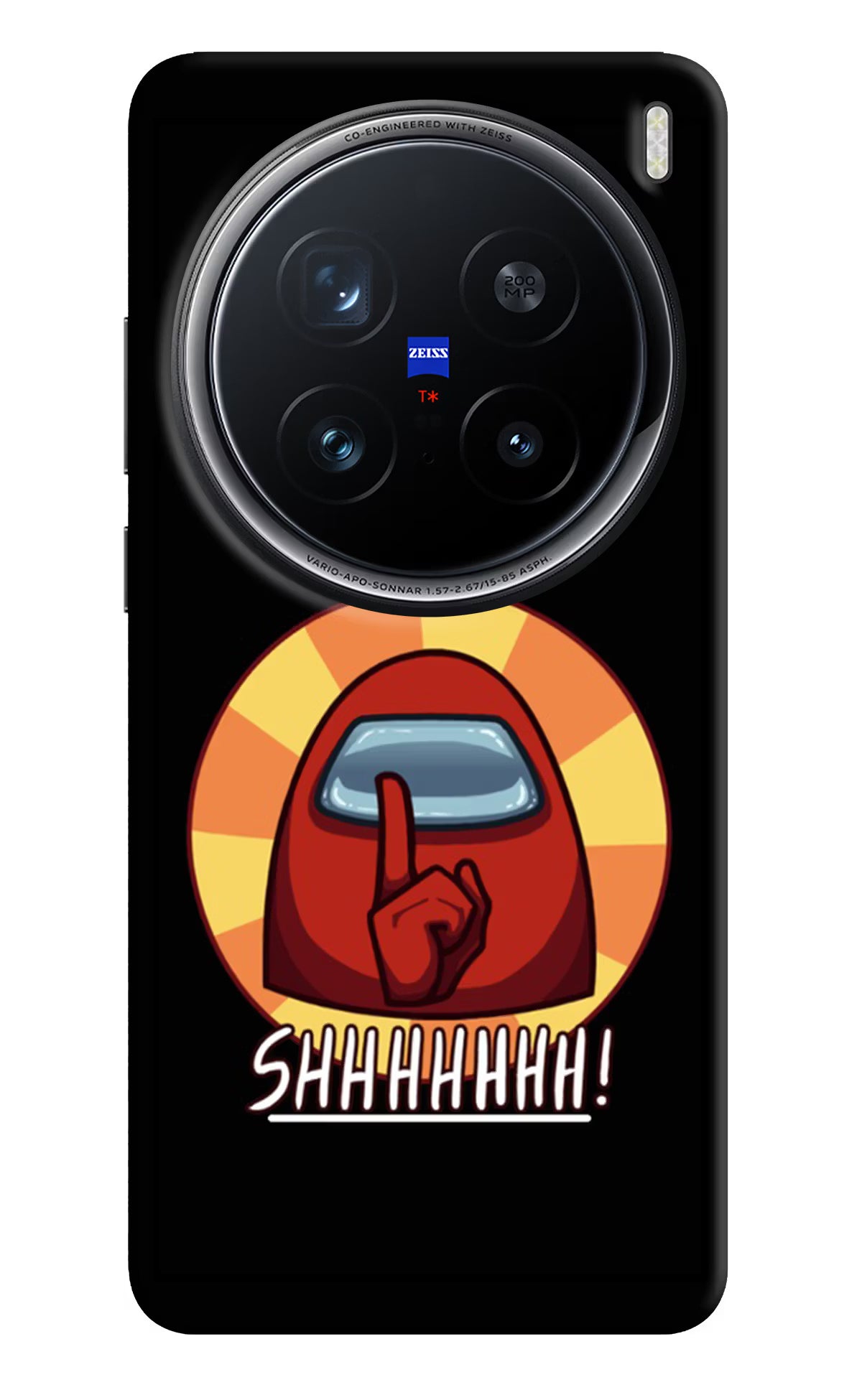 Among Us Shhh! Vivo X200 Pro 5G Hard Case Back Cover by Casekaro