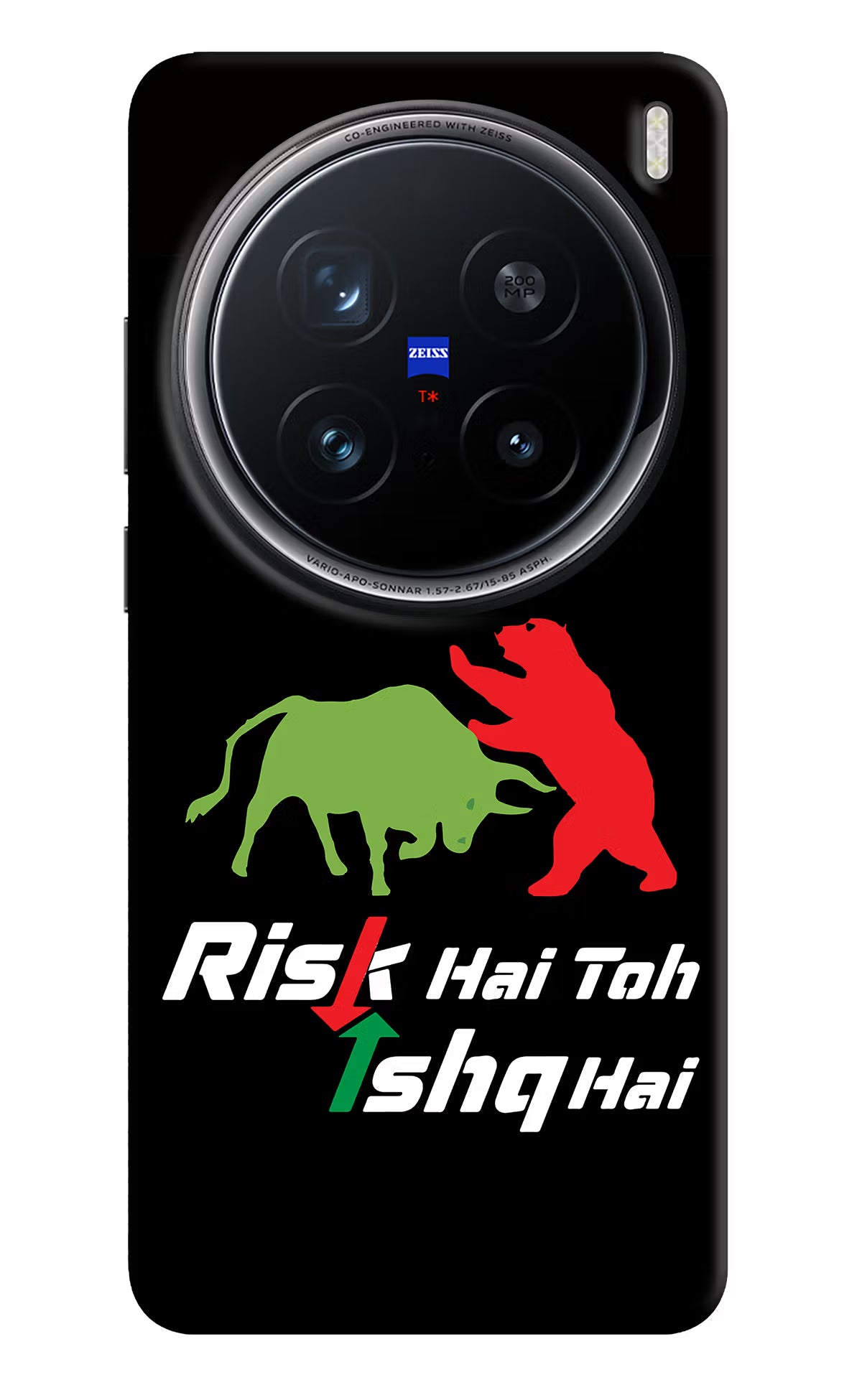 Risk Hai Toh Ishq Hai Vivo X200 Pro 5G Hard Case Back Cover by Casekaro