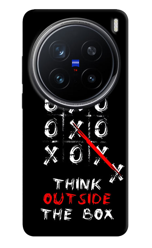 Think out of the BOX Vivo X200 Pro 5G Hard Case Back Cover by Casekaro