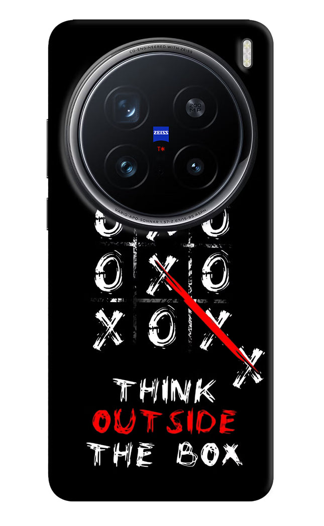 Think out of the BOX Vivo X200 Pro 5G Hard Case Back Cover by Casekaro