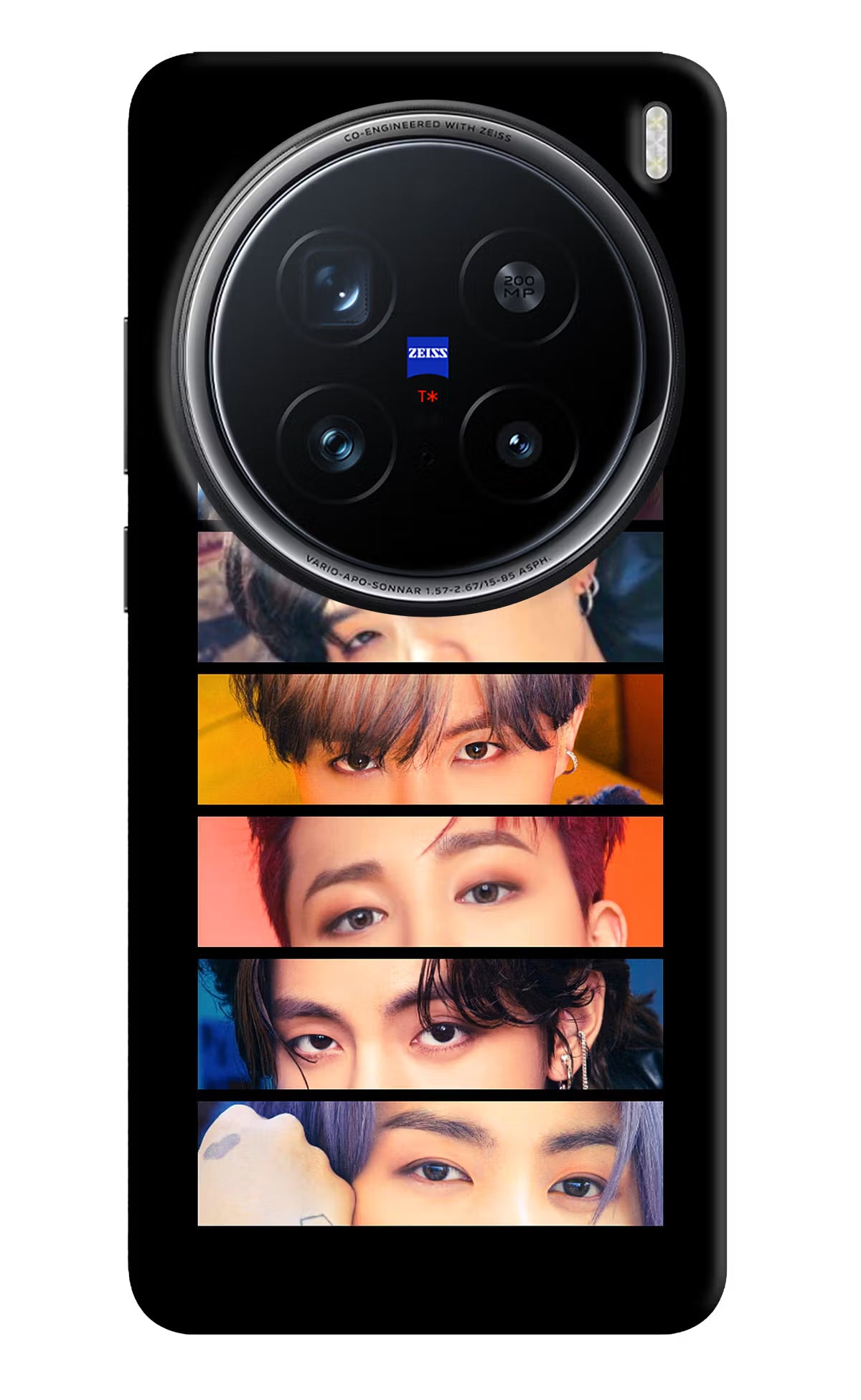 BTS Eyes Vivo X200 Pro 5G Hard Case Back Cover by Casekaro