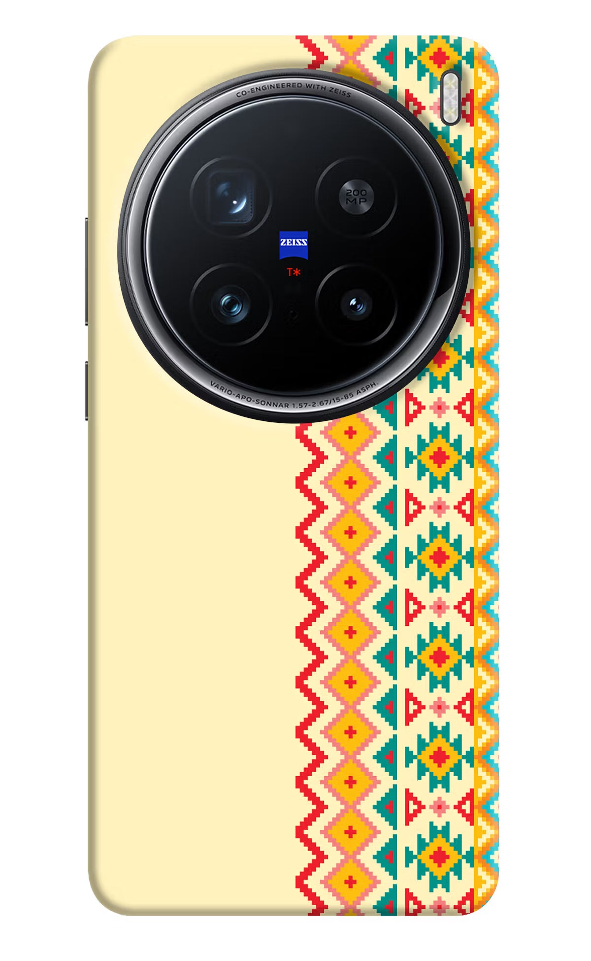 Ethnic Seamless Vivo X200 Pro 5G Hard Case Back Cover by Casekaro