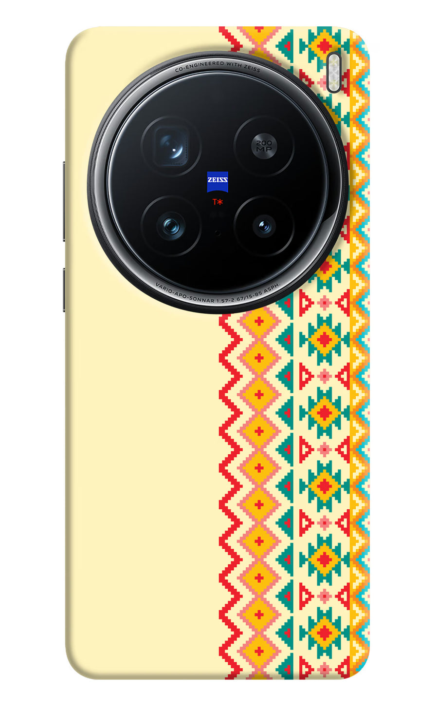 Ethnic Seamless Vivo X200 Pro 5G Back Cover, Hard case