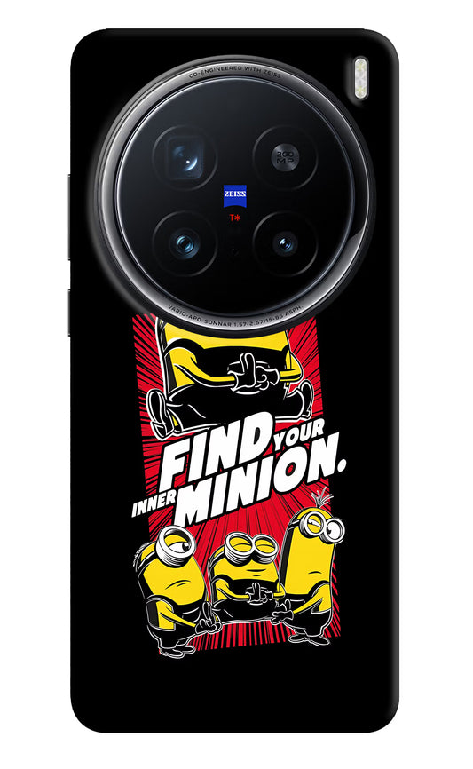 Find your inner Minion Vivo X200 Pro 5G Hard Case Back Cover by Casekaro