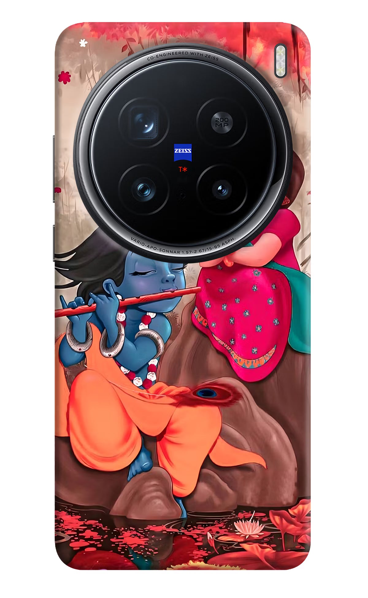 Radhe Krishna Vivo X200 Pro 5G Hard Case Back Cover by Casekaro