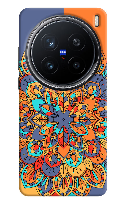 Color Mandala Vivo X200 Pro 5G Hard Case Back Cover by Casekaro