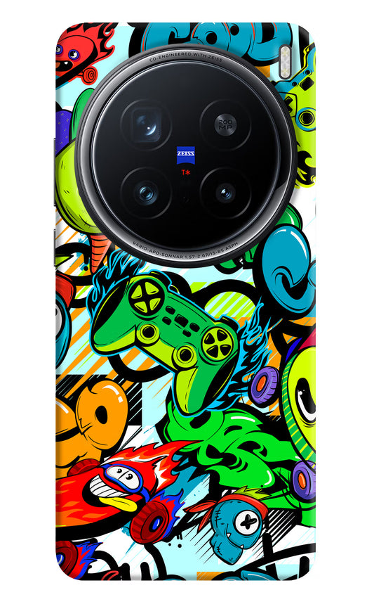 Game Doodle Vivo X200 Pro 5G Hard Case Back Cover by Casekaro