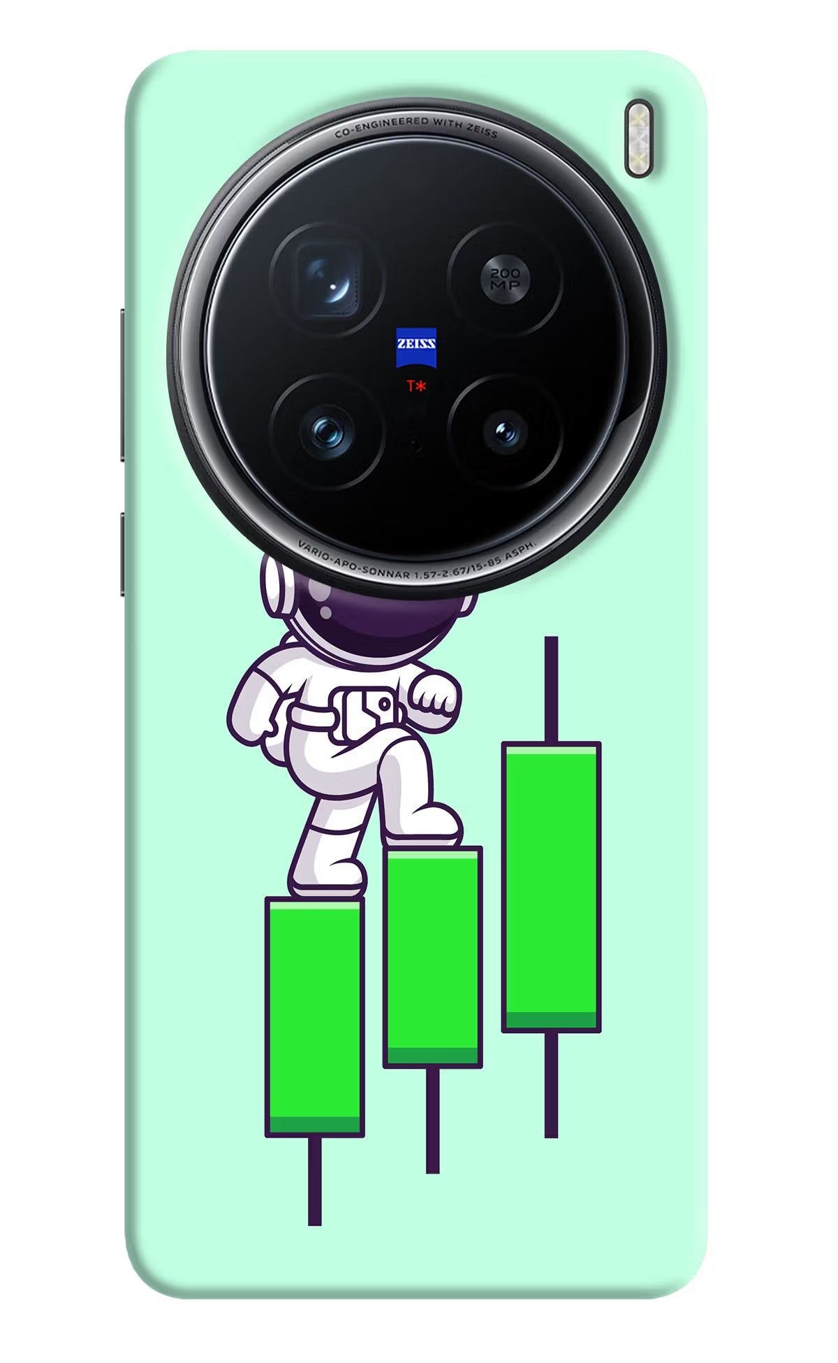 Astronaut Trader Vivo X200 Pro 5G Hard Case Back Cover by Casekaro