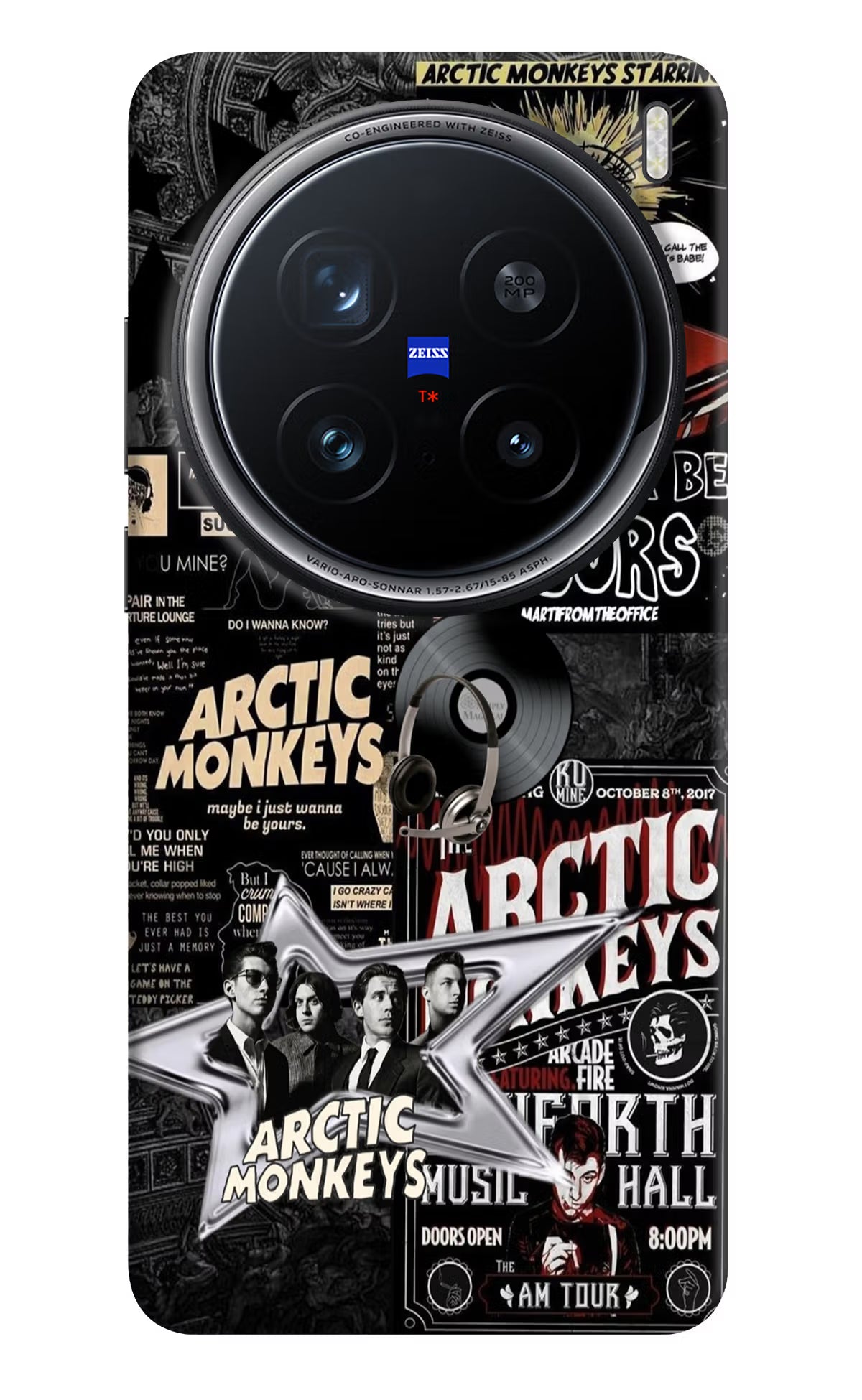 Arctic Monkeys Vivo X200 Pro 5G Hard Case Back Cover by Casekaro