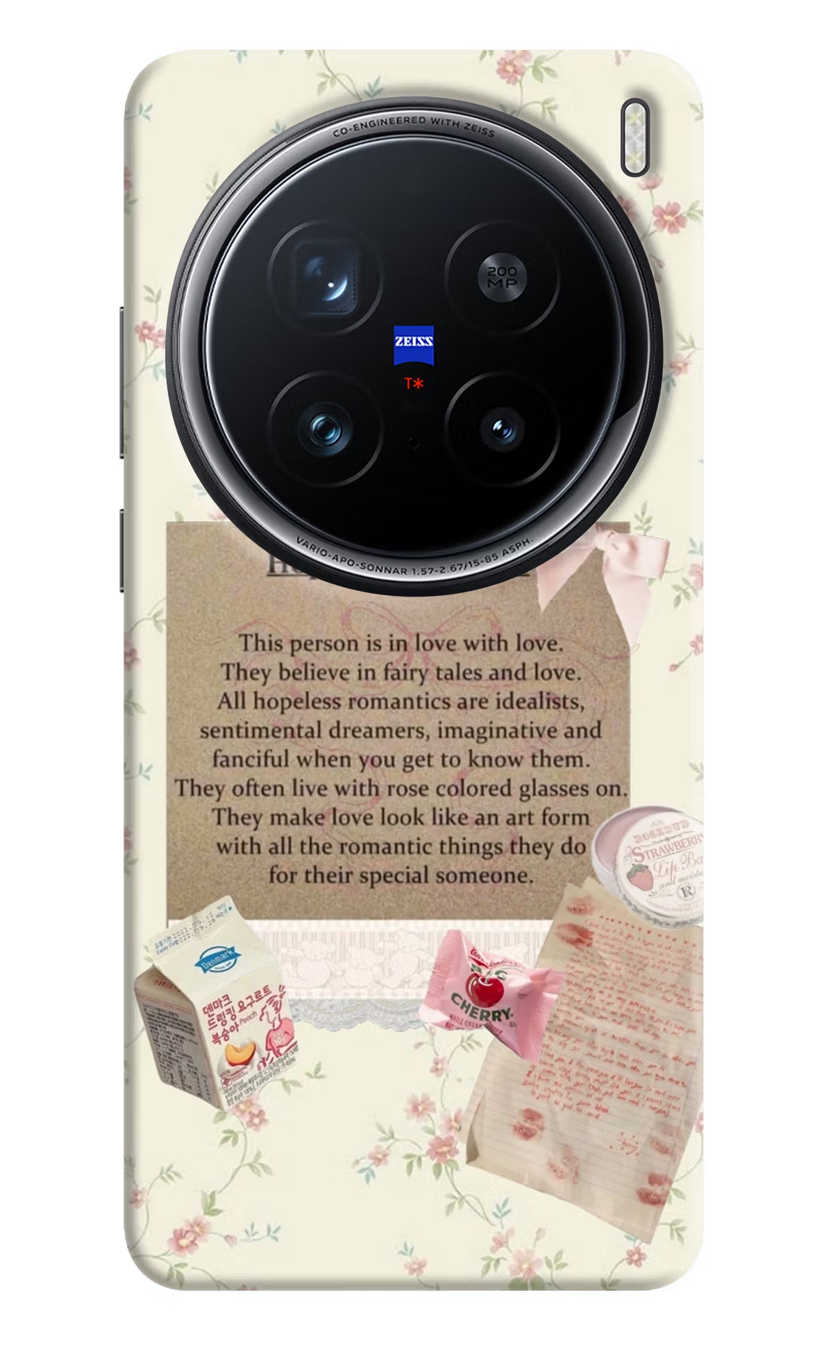 Hopeless Romantic Vivo X200 Pro 5G Hard Case Back Cover by Casekaro