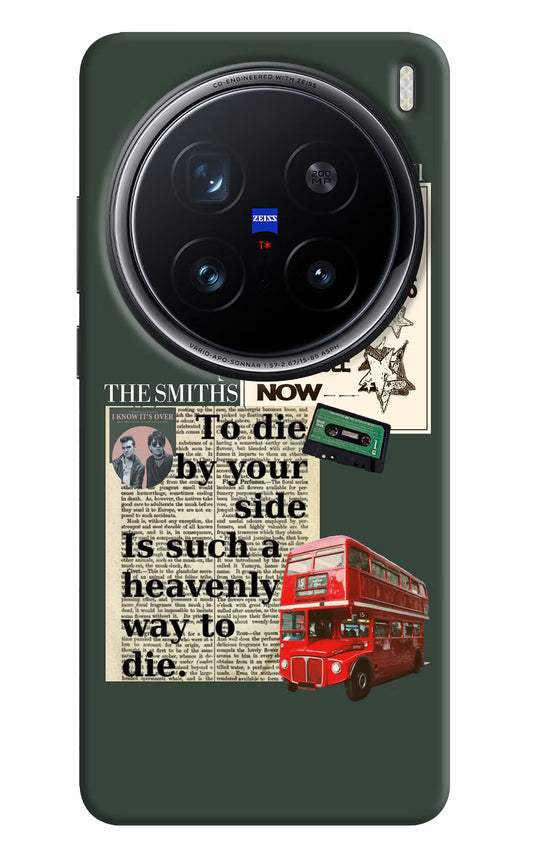 The Smiths Vivo X200 Pro 5G Hard Case Back Cover by Casekaro