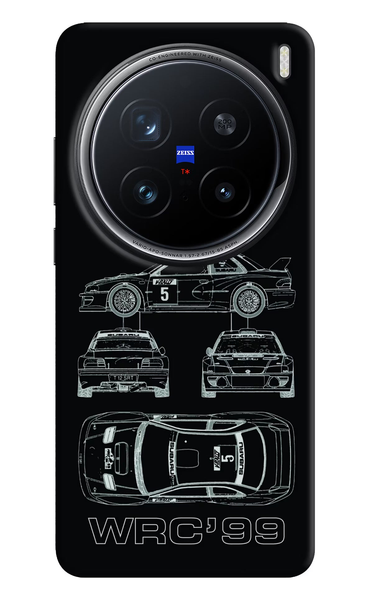 WRC'99 Vivo X200 Pro 5G Hard Case Back Cover by Casekaro