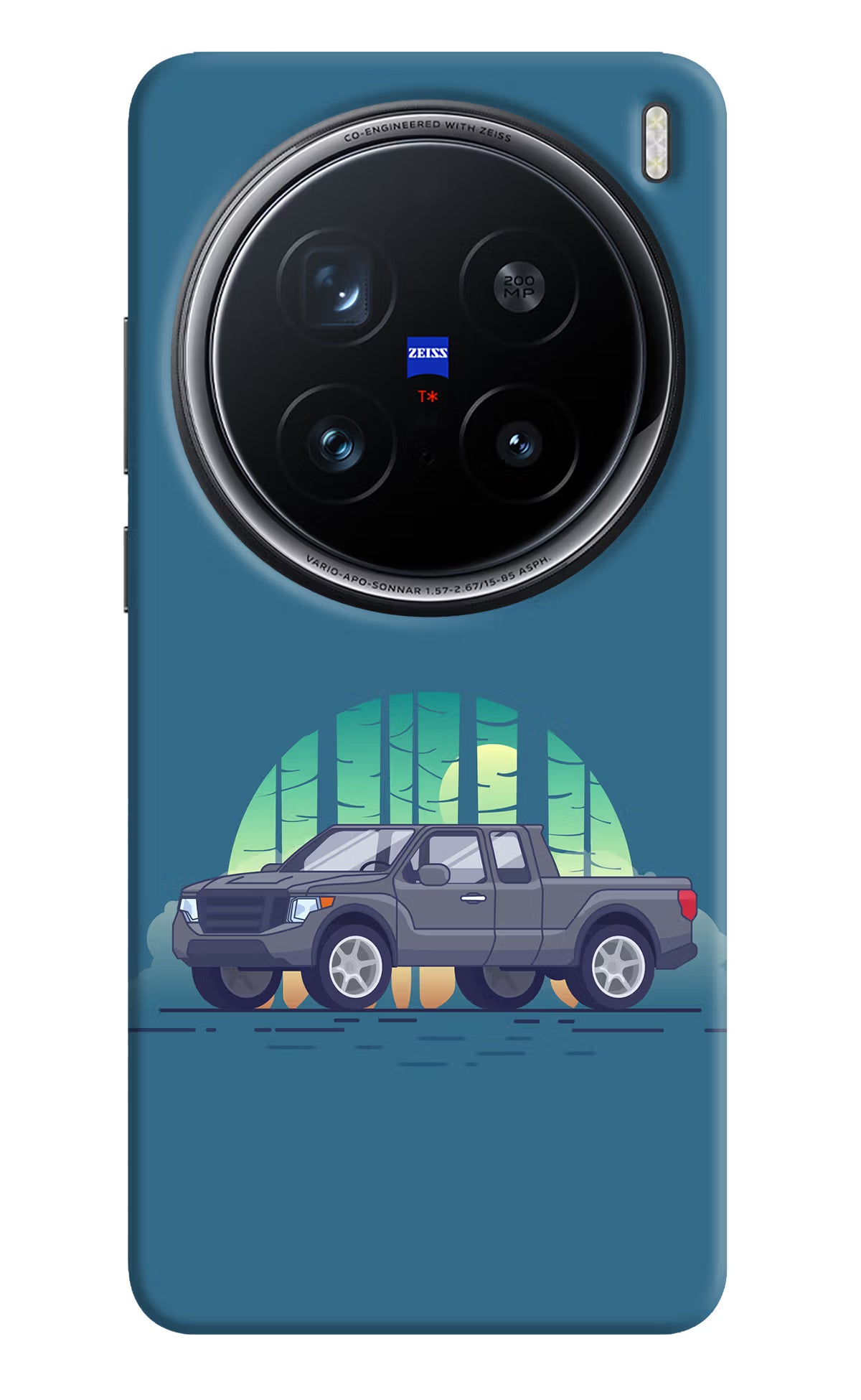 Retro Garage Vibe Vivo X200 Pro 5G Hard Case Back Cover by Casekaro