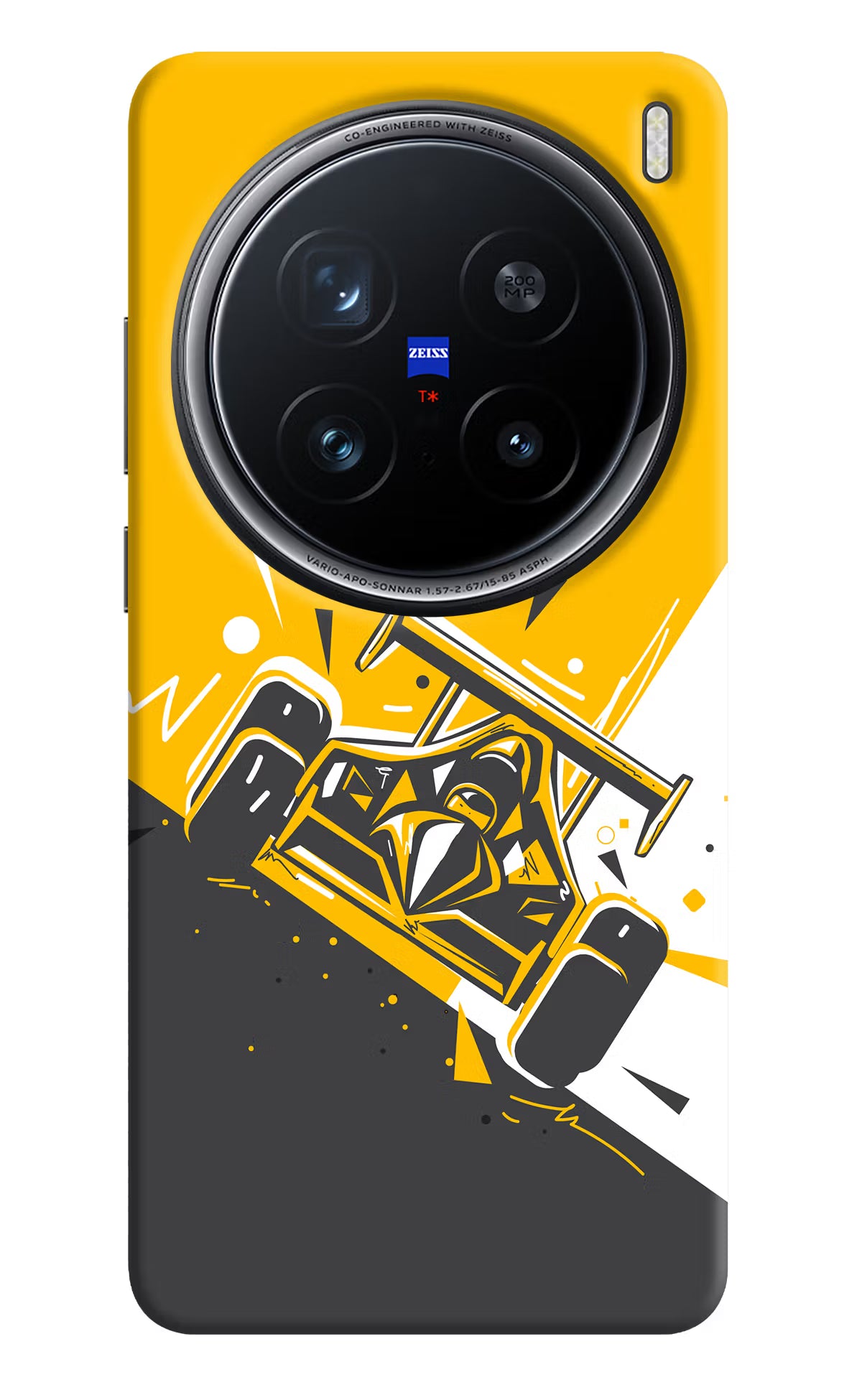 Track King Vivo X200 Pro 5G Hard Case Back Cover by Casekaro