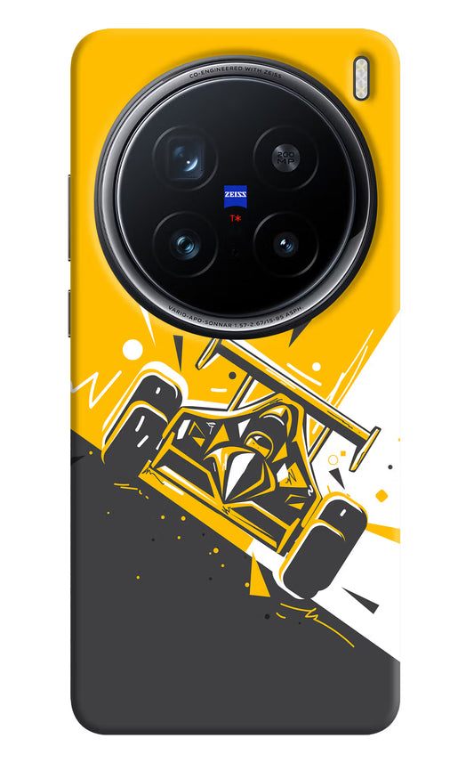 Track King Vivo X200 Pro 5G Hard Case Back Cover by Casekaro