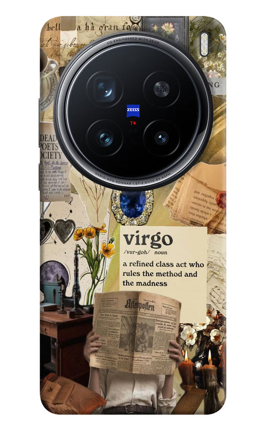 Virgo Zodiac Vivo X200 Pro 5G Hard Case Back Cover by Casekaro