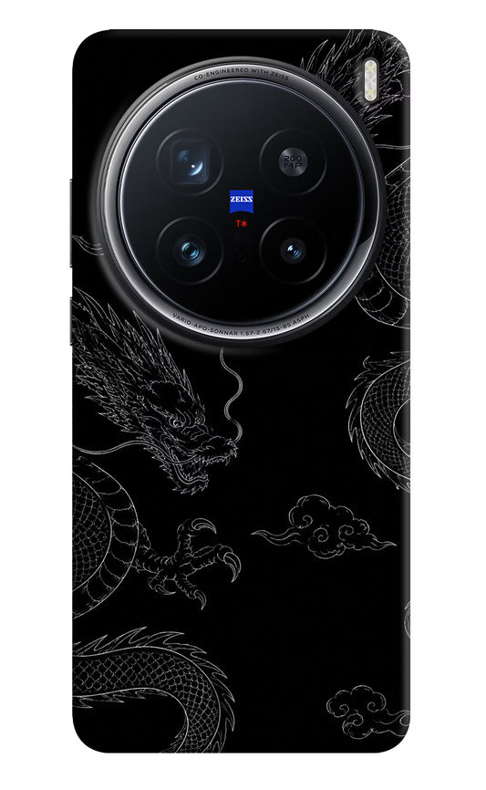 Twin Dragons Vivo X200 Pro 5G Hard Case Back Cover by Casekaro