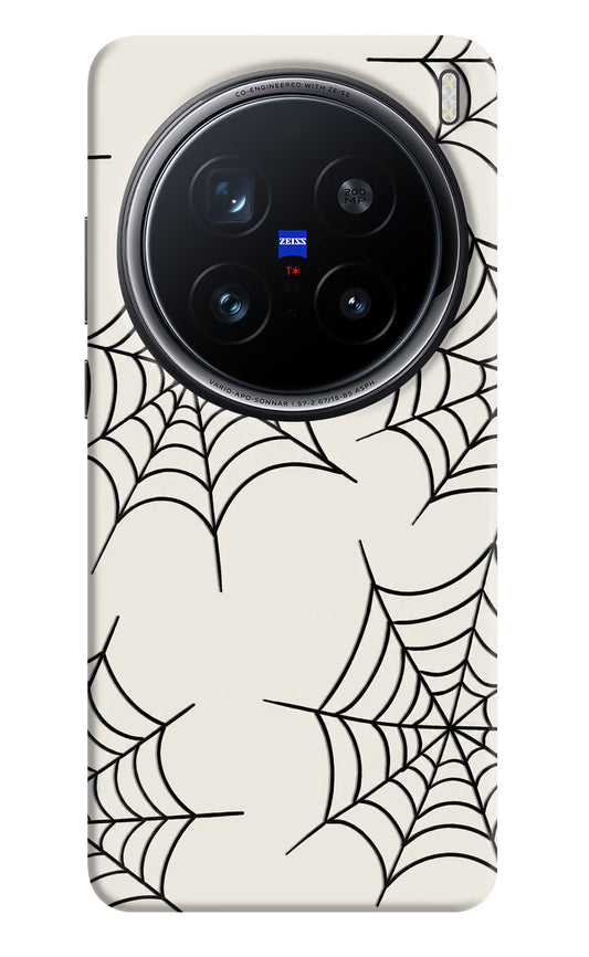 Spider Web Vivo X200 Pro 5G Hard Case Back Cover by Casekaro