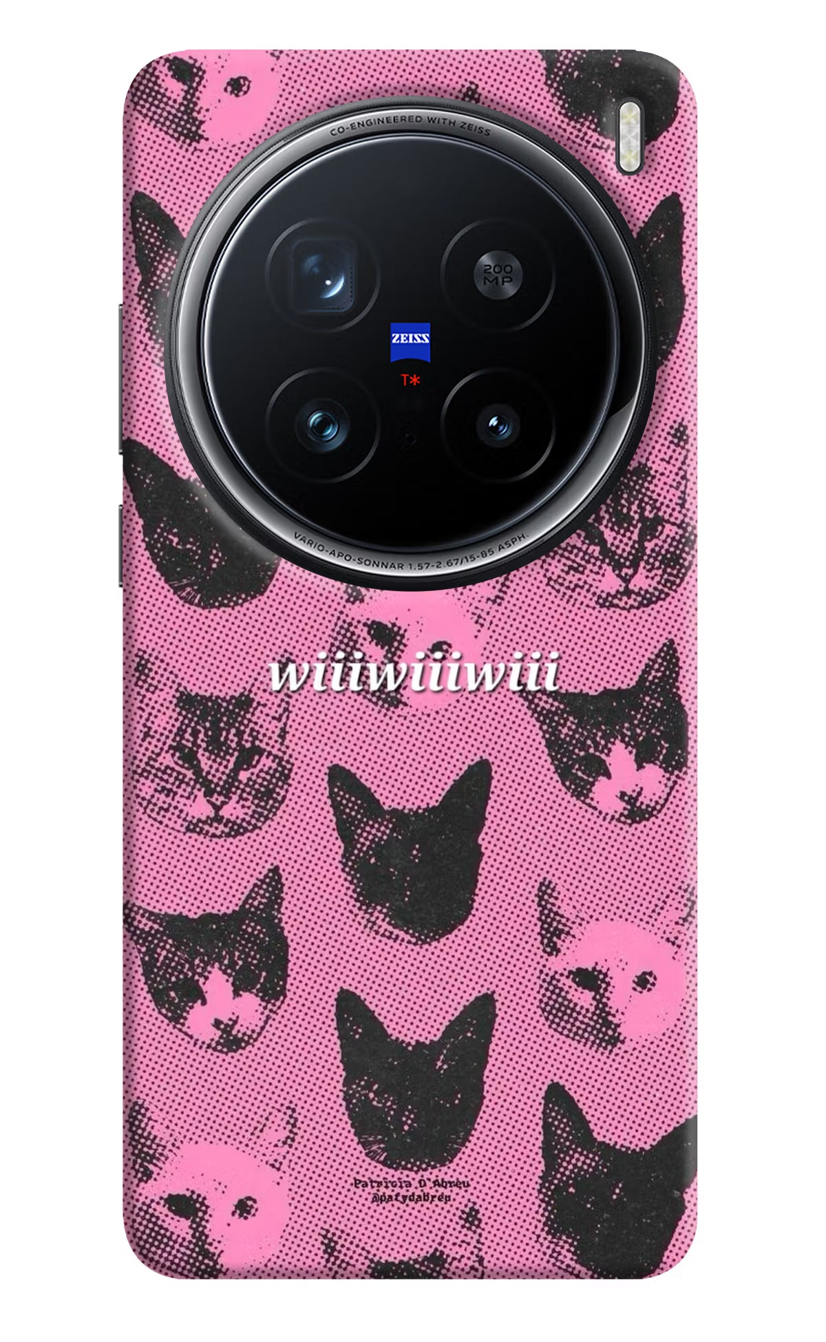 Pink Cats Vivo X200 Pro 5G Back Cover