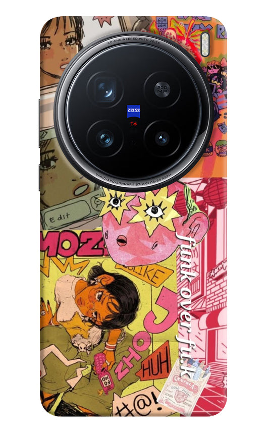 Funkover Vivo X200 Pro 5G Hard Case Back Cover by Casekaro