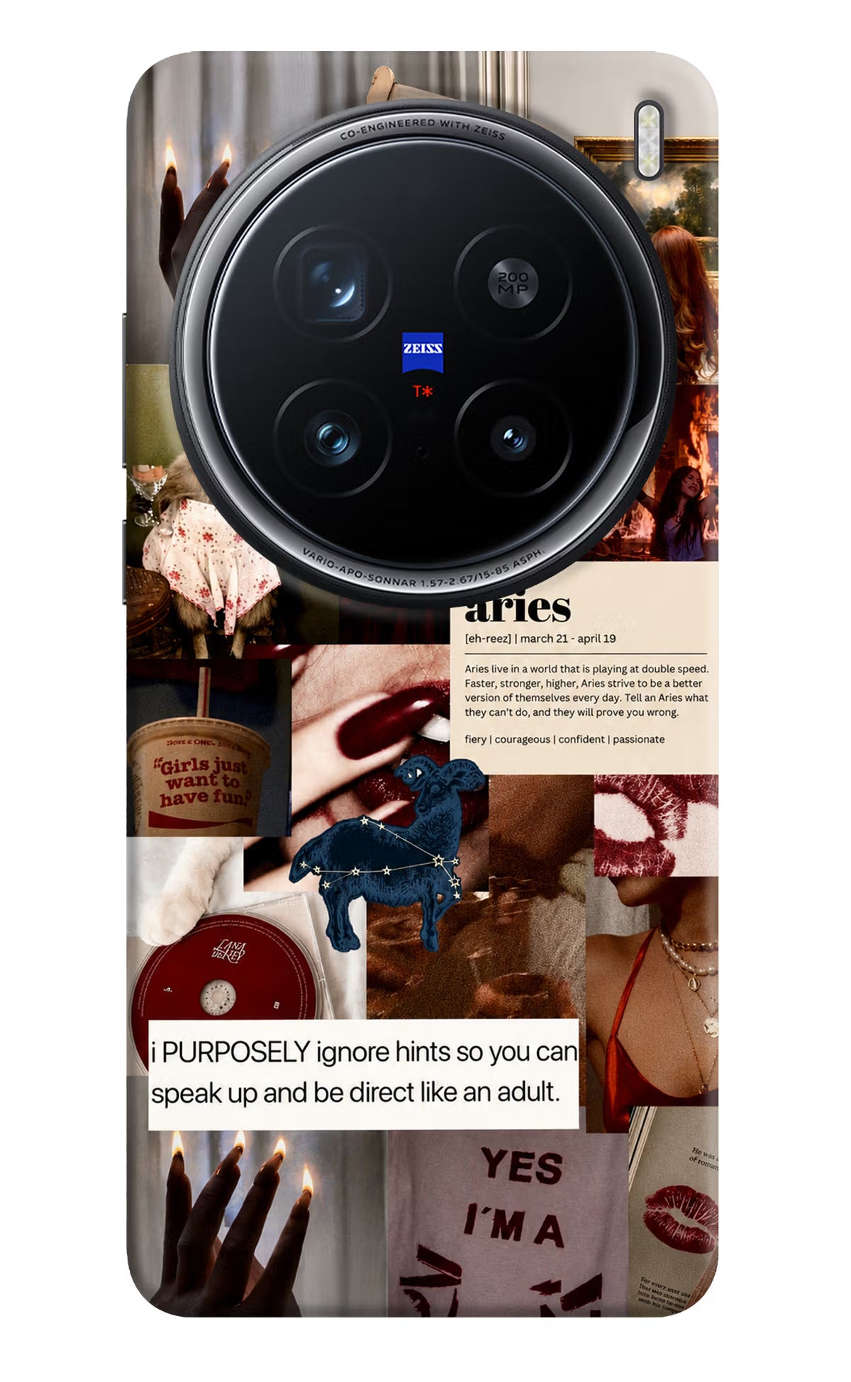 Zodiac Aries Vivo X200 Pro 5G Back Cover