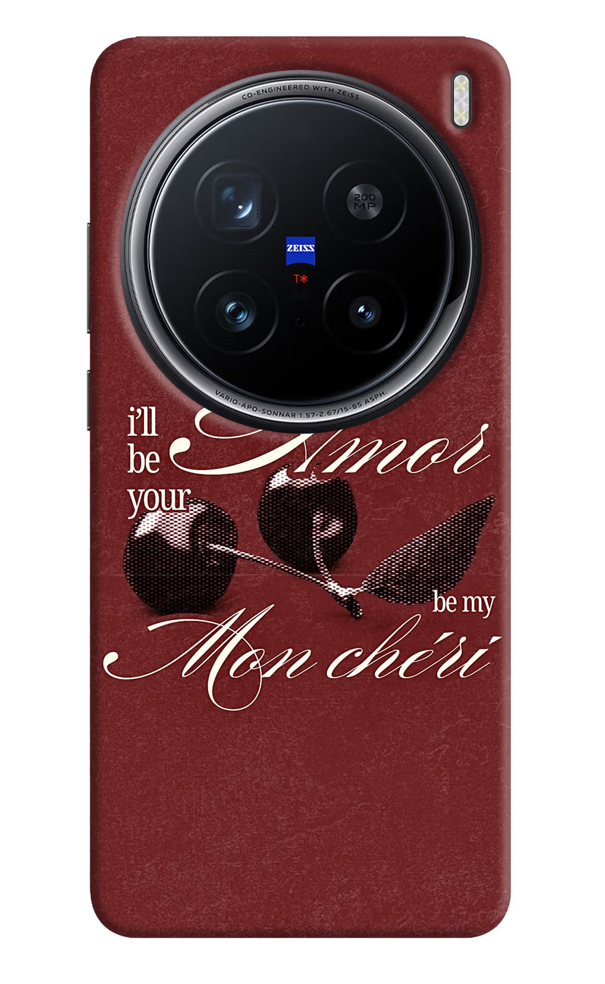 Velvet Cherry Vivo X200 Pro 5G Back Cover