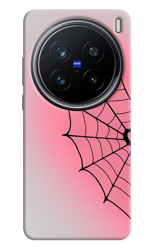 Pink Web Vivo X200 Pro 5G Hard Case Back Cover by Casekaro