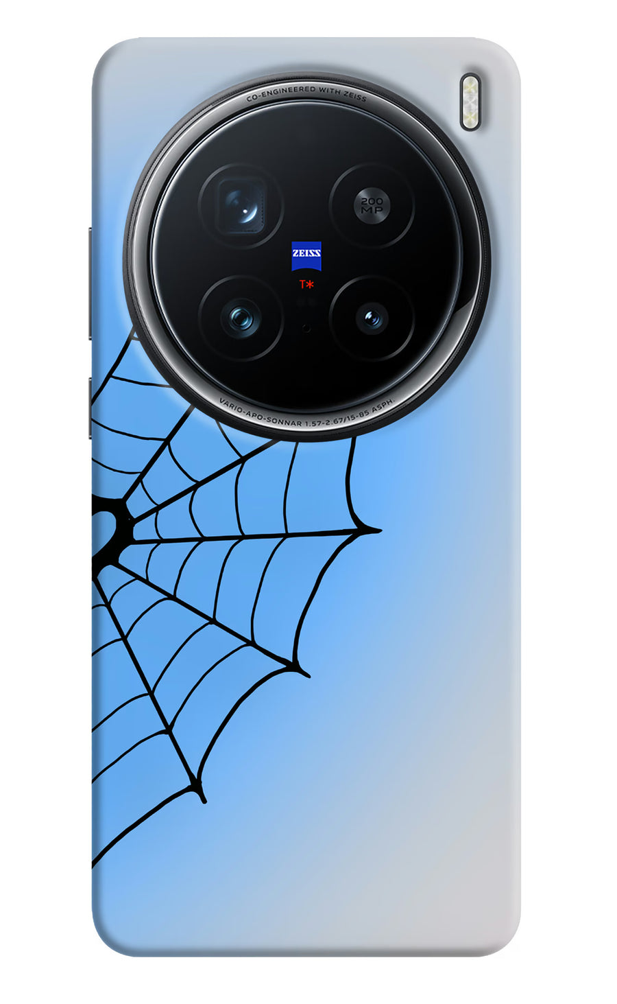 Blue Web Vivo X200 Pro 5G Back Cover, Hard case