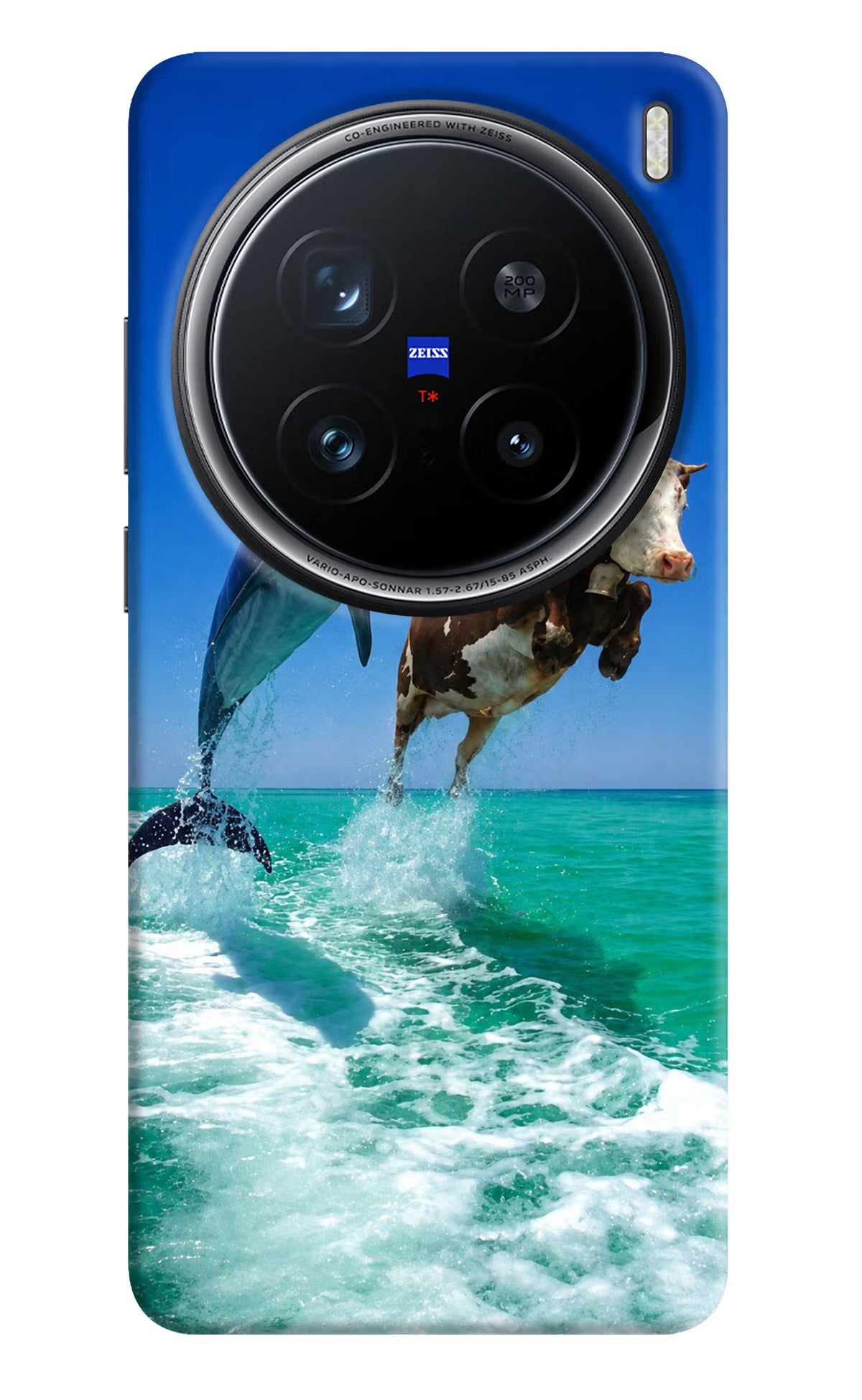 Dolphin vs Cow Vivo X200 Pro 5G Back Cover