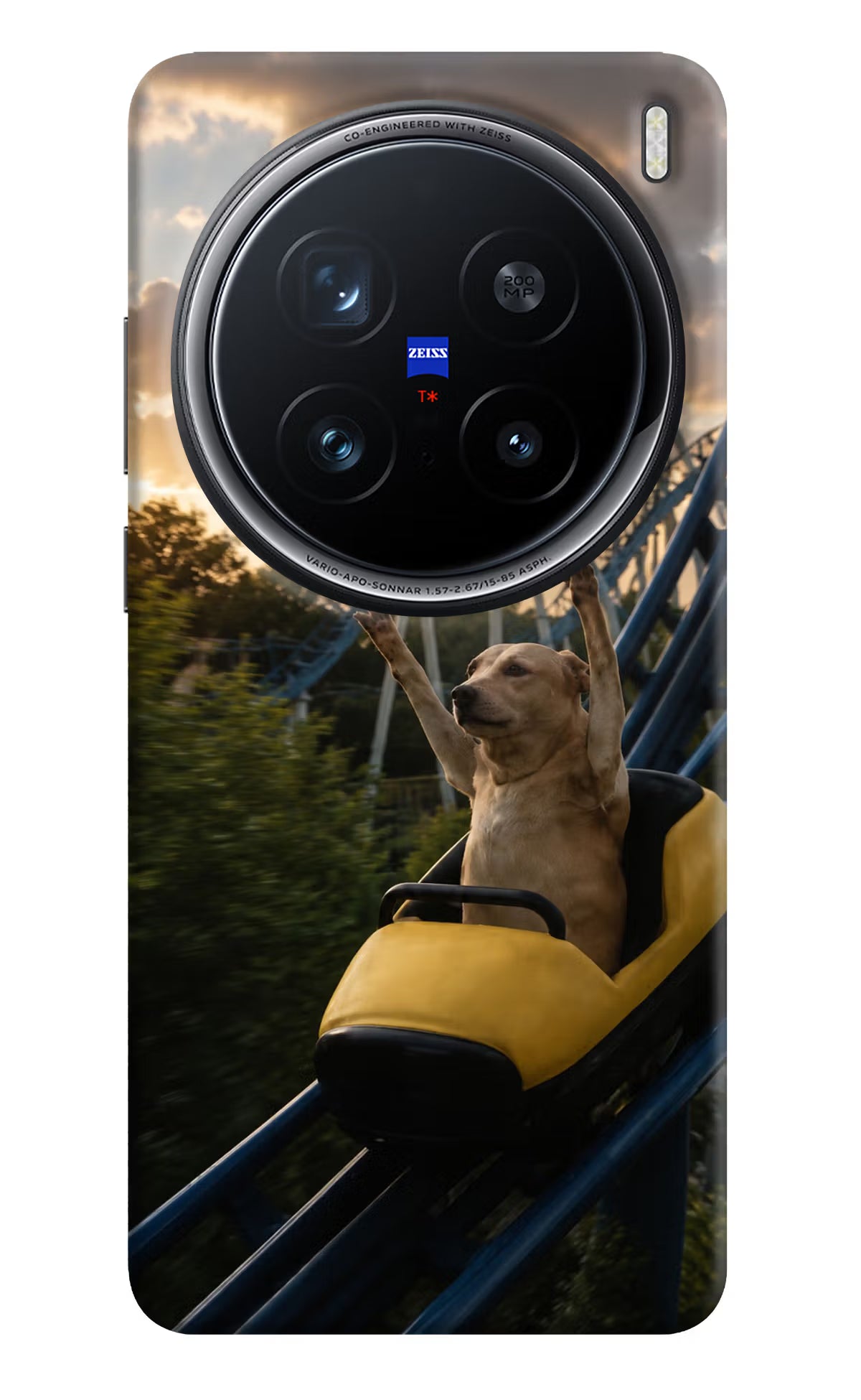 Rollercoaster Dog Vivo X200 Pro 5G Back Cover