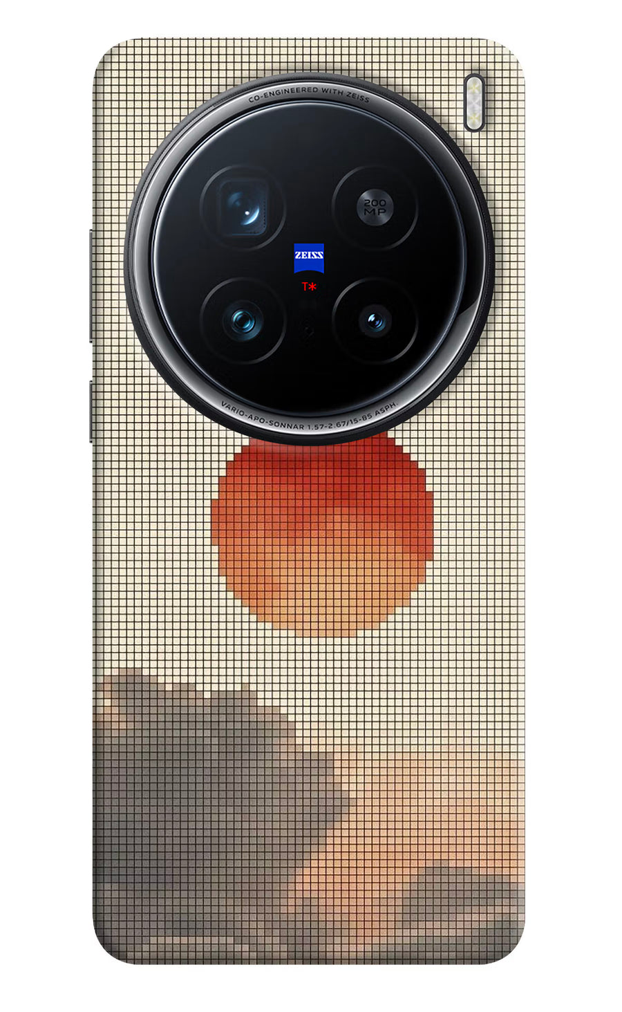 Pixel Sun Vivo X200 Pro 5G Back Cover, Hard case