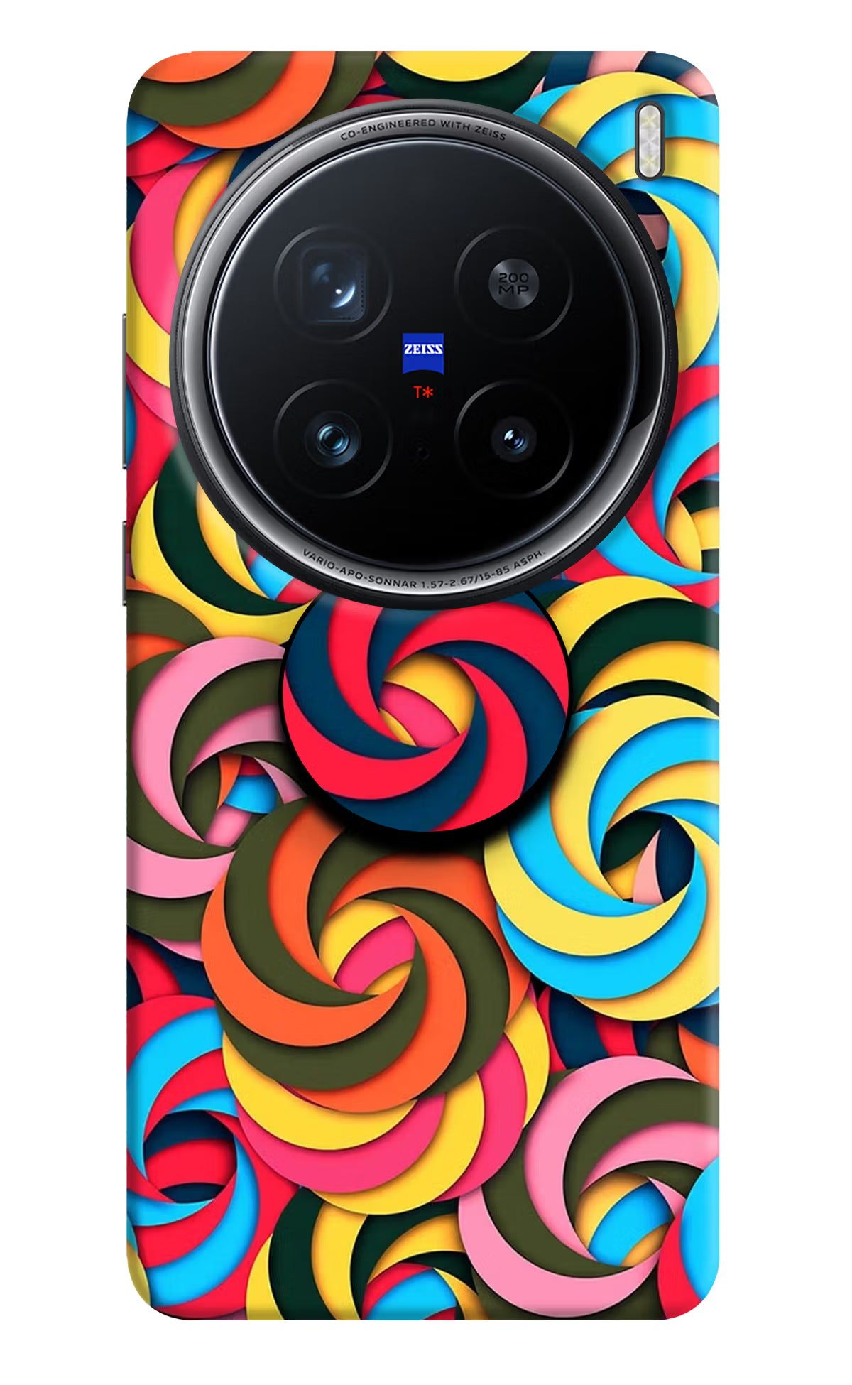 Spiral Pattern Vivo X200 Pro 5G Pop Case by Casekaro