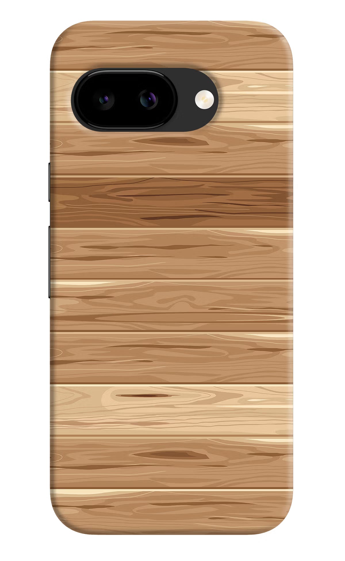 Wooden Vector Google Pixel 9A Back Cover