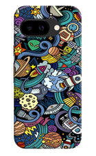 Space Abstract Google Pixel 9A Back Cover
