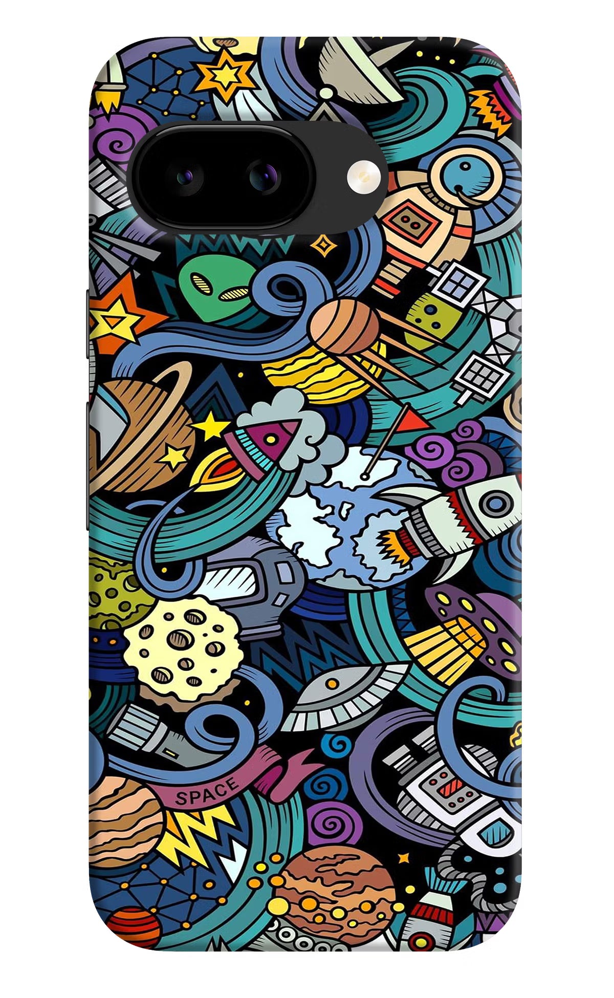 Space Abstract Google Pixel 9A Back Cover