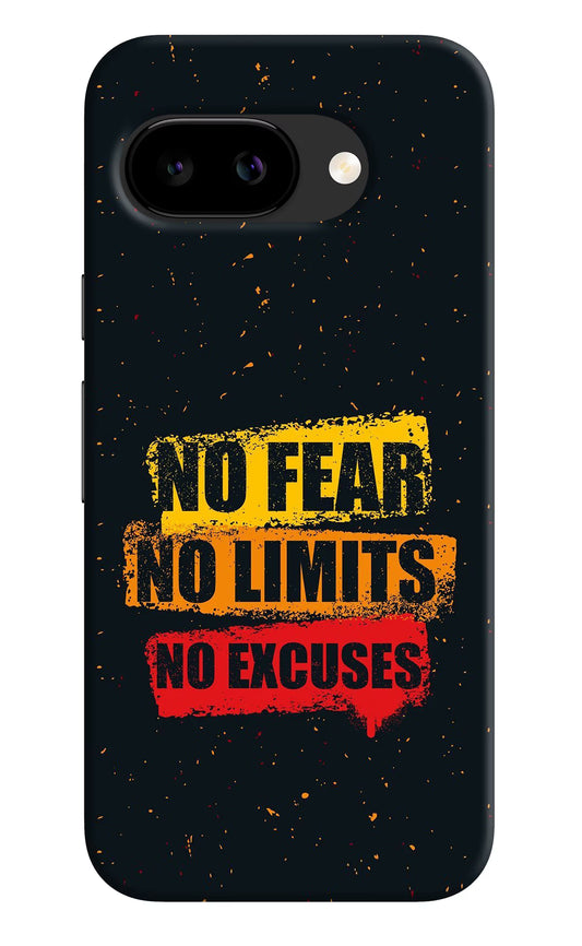 No Fear No Limits No Excuse Google Pixel 9A Back Cover