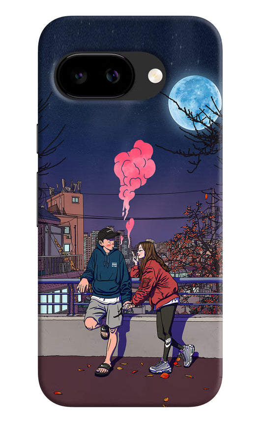 Chilling Couple Google Pixel 9A Back Cover
