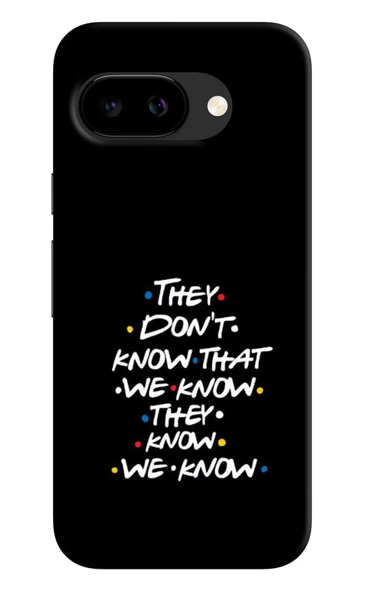 FRIENDS Dialogue Google Pixel 9A Back Cover