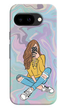 Selfie Girl Google Pixel 9A Back Cover