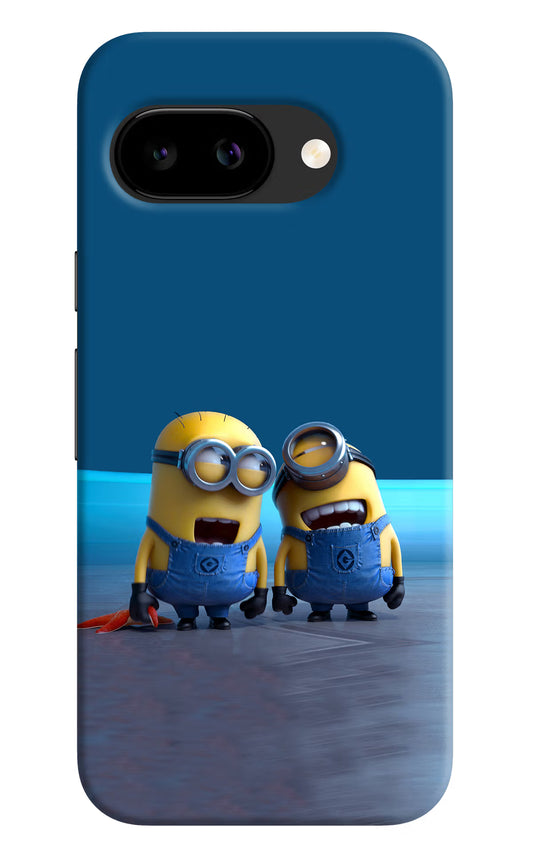 Minion Laughing Google Pixel 9A Back Cover